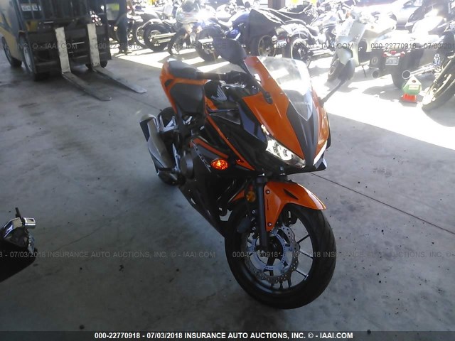 MLHPC4405H5400140 - 2017 HONDA CBR500 RA-ABS ORANGE photo 1