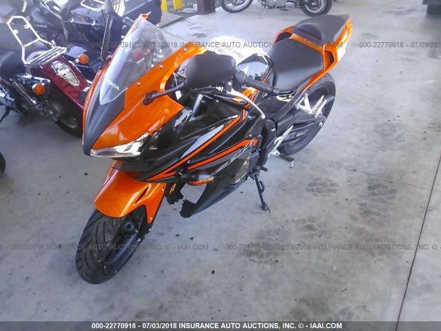 MLHPC4405H5400140 - 2017 HONDA CBR500 RA-ABS ORANGE photo 2