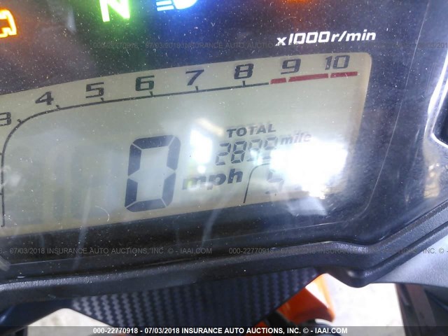 MLHPC4405H5400140 - 2017 HONDA CBR500 RA-ABS ORANGE photo 7