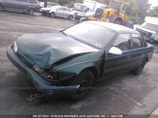 1FALP52U3SA139743 - 1995 FORD TAURUS GL/SE GREEN photo 2