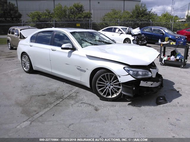 WBAYF8C52DDE59195 - 2013 BMW 750 LXI WHITE photo 1