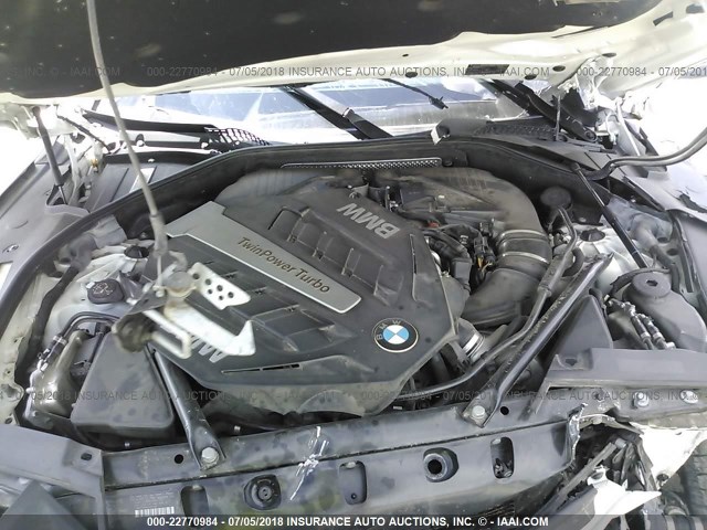 WBAYF8C52DDE59195 - 2013 BMW 750 LXI WHITE photo 10