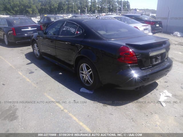 2G2WR544351173067 - 2005 PONTIAC GRAND PRIX GTP BLACK photo 3