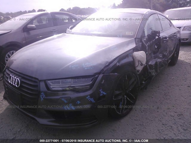 WAUW3AFC1HN048532 - 2017 AUDI A7 COMPETITION PRESTIGE GRAY photo 2
