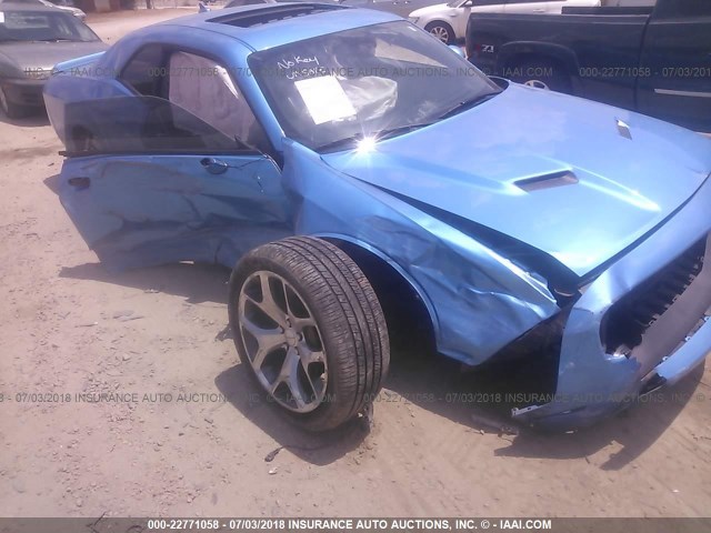2C3CDZBG0FH869531 - 2015 DODGE CHALLENGER SXT PLUS ლურჯი ფოტო 6