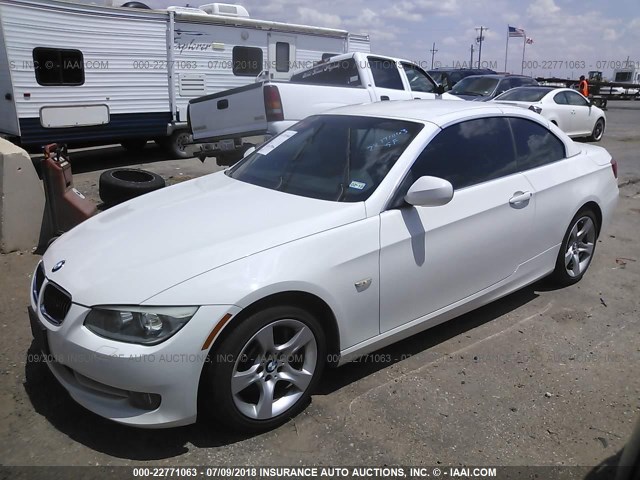 WBADX7C54CE744492 - 2012 BMW 335 I WHITE photo 2