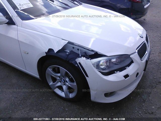 WBADX7C54CE744492 - 2012 BMW 335 I WHITE photo 6