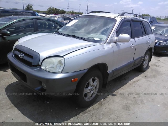 KM8SC73D86U101873 - 2006 HYUNDAI SANTA FE GLS/LIMITED SILVER photo 2