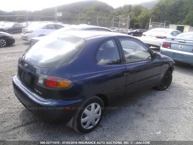 KLATA226X2B695917 - 2002 DAEWOO LANOS S Azul foto 4