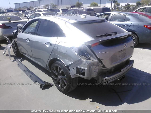 SHHFK7H41HU410788 - 2017 HONDA CIVIC SPORT SILVER photo 3