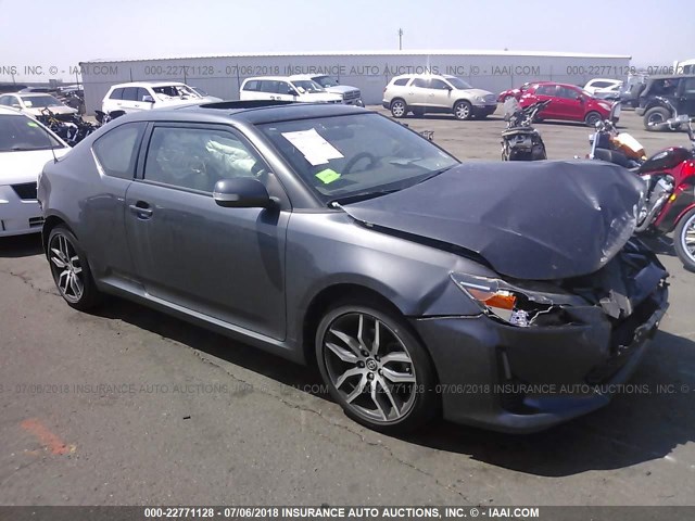 JTKJF5C76FJ013405 - 2015 TOYOTA SCION TC BLACK photo 1