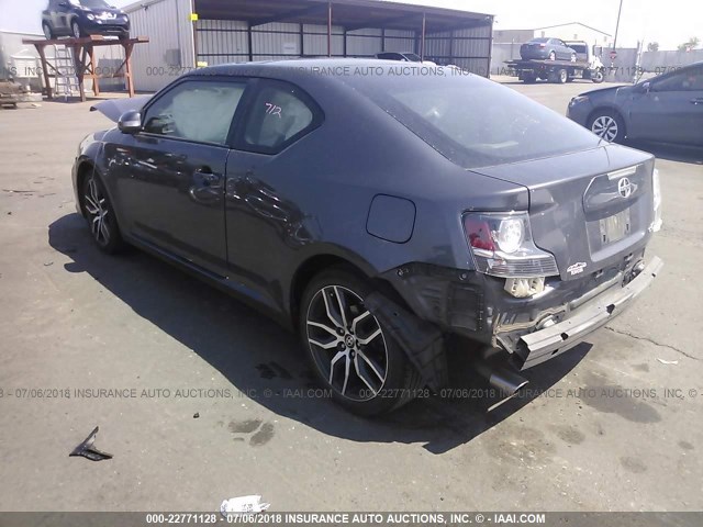 JTKJF5C76FJ013405 - 2015 TOYOTA SCION TC 黑色 照片 3