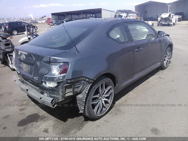 JTKJF5C76FJ013405 - 2015 TOYOTA SCION TC BLACK photo 4