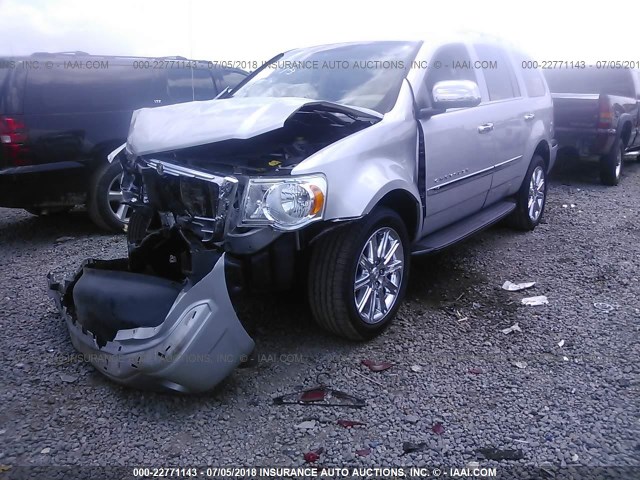 1A8HX58257F541918 - 2007 CHRYSLER ASPEN LIMITED SILVER photo 2