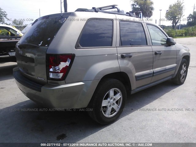 1J8HS48N95C545813 - 2005 JEEP GRAND CHEROKEE LAREDO/COLUMBIA/FREEDOM 米色 照片 4
