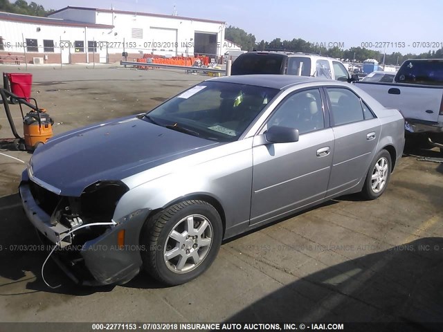 1G6DP567150158341 - 2005 CADILLAC CTS HI FEATURE V6 GRAY photo 2