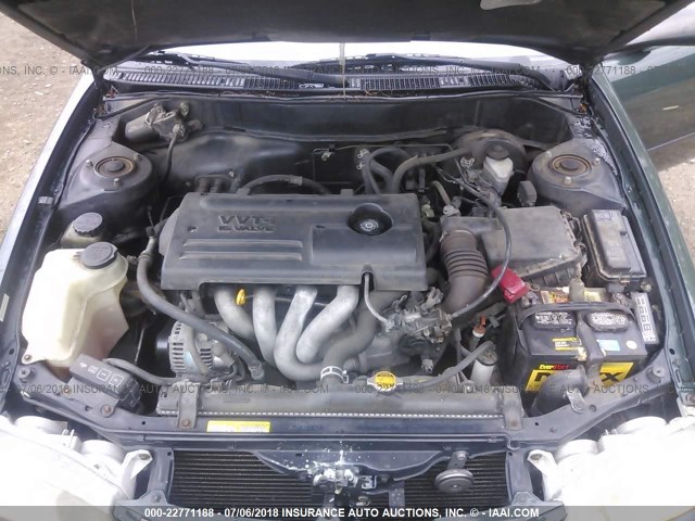 2T1BR12E72C520704 - 2002 TOYOTA COROLLA CE/LE/S 绿色 照片 10