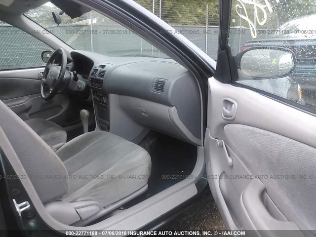 2T1BR12E72C520704 - 2002 TOYOTA COROLLA CE/LE/S 绿色 照片 5
