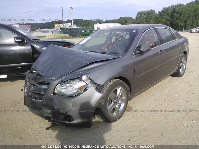 1G1ZC5E06A4128105 - 2010 CHEVROLET MALIBU 1LT 灰色 照片 2