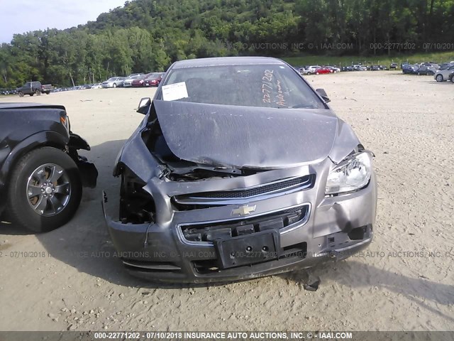 1G1ZC5E06A4128105 - 2010 CHEVROLET MALIBU 1LT 灰色 照片 6