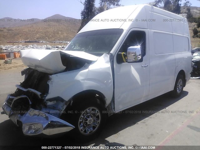 1N6AF0LY0EN105892 - 2014 NISSAN NV 2500/3500 WHITE photo 2