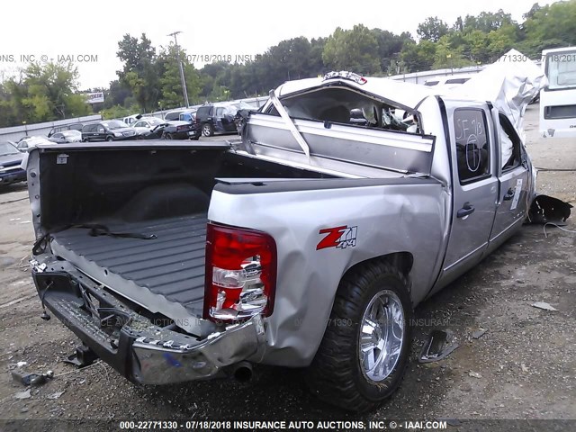 3GCRKSE35AG242344 - 2010 CHEVROLET SILVERADO K1500 LT SILVER photo 4