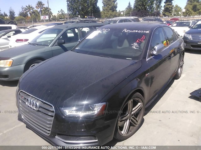 WAUBGAFL5EA165780 - 2014 AUDI S4 PREMIUM PLUS BLACK photo 2