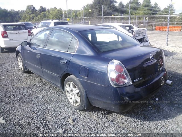 1N4AL11D75C321032 - 2005 NISSAN ALTIMA S/SL BLUE photo 3