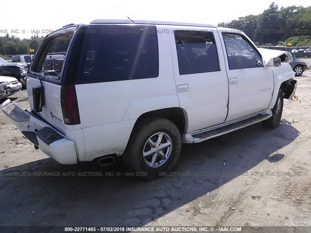 1GYEK13R5XR415184 - 1999 CADILLAC ESCALADE WHITE photo 4