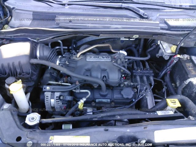 2D4RN3D15AR440271 - 2010 DODGE GRAND CARAVAN HERO BLUE photo 10