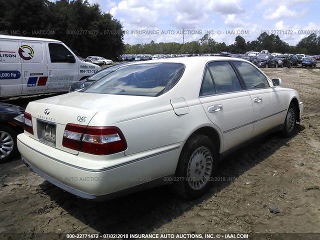 JNKBY31A0VM304566 - 1997 INFINITI Q45 T WHITE photo 4