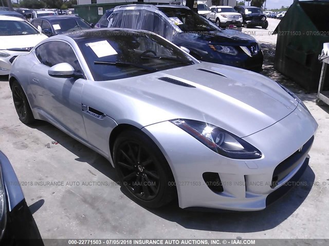 SAJWA6ATXH8K43235 - 2017 JAGUAR F-TYPE SILVER photo 1