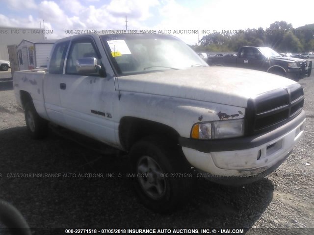 1B7HF13Y4TJ134646 - 1996 DODGE RAM 1500 WHITE photo 1