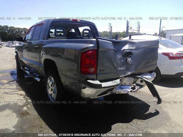 1D7HE48K36S502411 - 2006 DODGE DAKOTA QUAD SLT GRAY photo 3