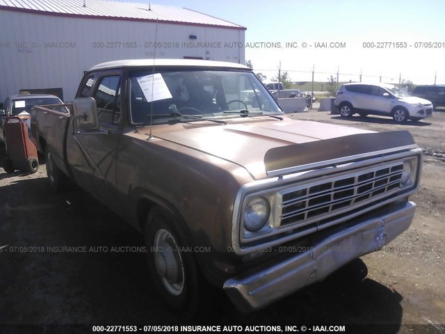 D27BD6S237473 - 1976 DODGE TRUCK BROWN photo 1