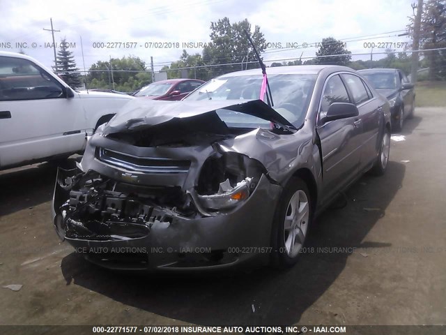 1G1ZB5E08CF286214 - 2012 CHEVROLET MALIBU LS BROWN photo 2