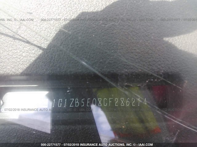 1G1ZB5E08CF286214 - 2012 CHEVROLET MALIBU LS BROWN photo 9