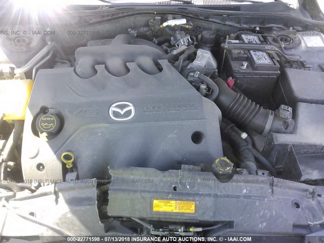 1YVHP80D845N58813 - 2004 MAZDA 6 S Сұр фото 10