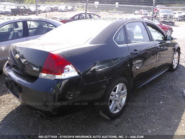 2G1WG5E32D1239168 - 2013 CHEVROLET IMPALA LT 黑色 照片 4