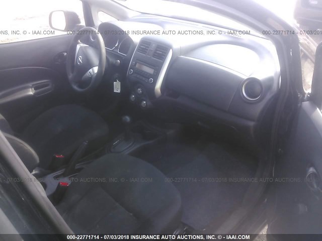 3N1CE2CP7EL410360 - 2014 NISSAN VERSA NOTE S/S PLUS/SV/SL BLACK photo 5