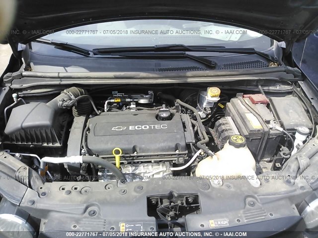 1G1JB5SH9F4173959 - 2015 CHEVROLET SONIC LS 黑色 照片 10