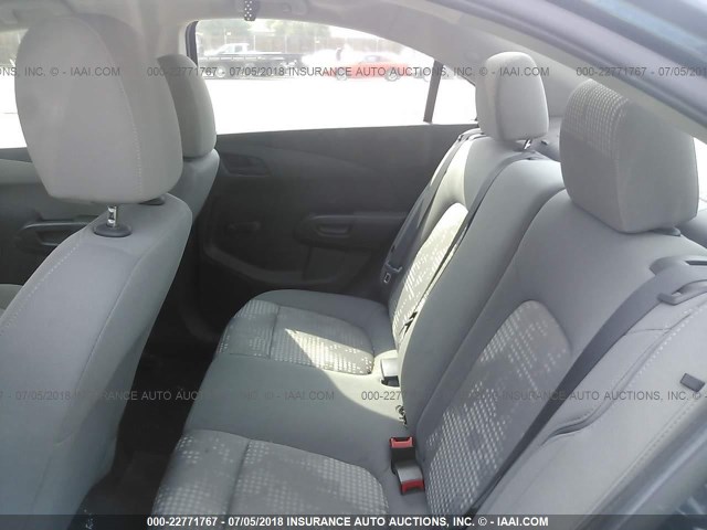 1G1JB5SH9F4173959 - 2015 CHEVROLET SONIC LS 黑色 照片 8