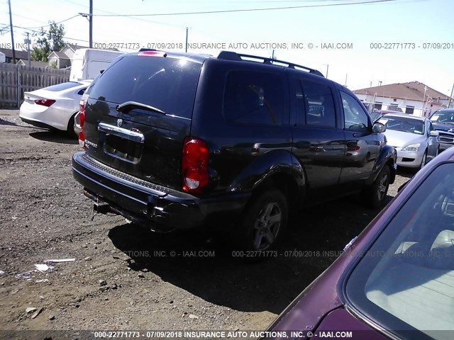 1D4HB48N96F167986 - 2006 DODGE DURANGO SLT GRAY photo 4