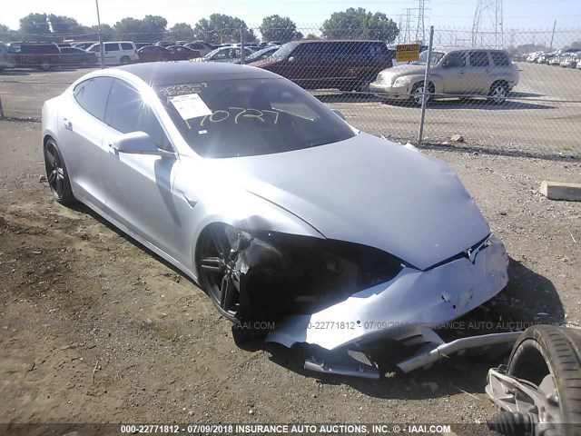 5YJSA1E43GF170727 - 2016 TESLA MODEL S SILVER photo 1