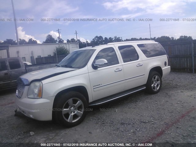 1GKUKMEF2AR189851 - 2010 GMC YUKON XL DENALI Champagne photo 2