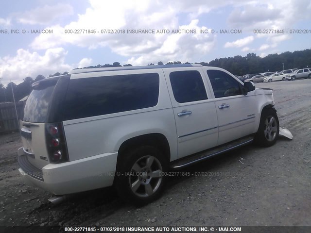 1GKUKMEF2AR189851 - 2010 GMC YUKON XL DENALI Champagne photo 4