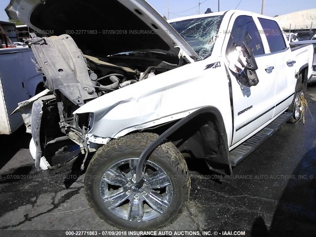 3GTU2NEC4HG482121 - 2017 GMC SIERRA K1500 SLT WHITE photo 2