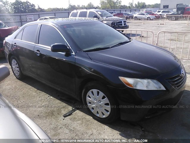4T1BE46K69U845141 - 2009 TOYOTA CAMRY SE/LE/XLE BLACK photo 1