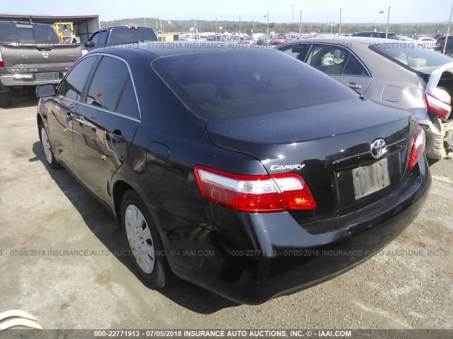 4T1BE46K69U845141 - 2009 TOYOTA CAMRY SE/LE/XLE BLACK photo 3