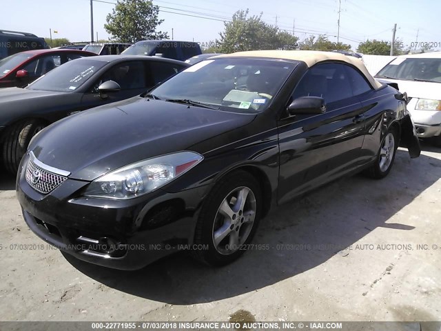 4T1FA38P78U151413 - 2008 TOYOTA CAMRY SOLARA SE/SLE/SPORT BLACK photo 2